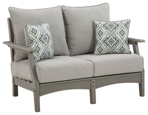 Visola - Gray - Loveseat W/Cushion Cleveland Home Outlet (OH) - Furniture Store in Middleburg Heights Serving Cleveland, Strongsville, and Online