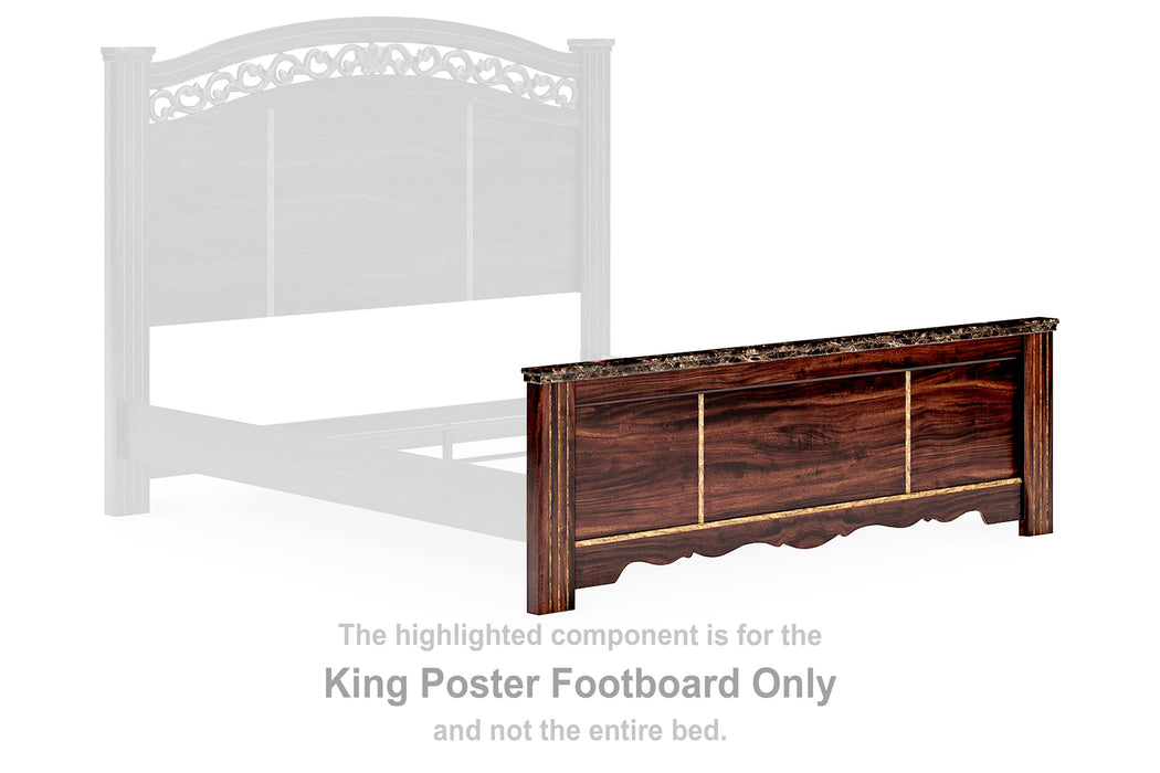 Glosmount - Two-tone - King Poster Footboard