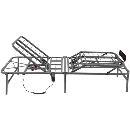 Pragmatic Adjustable Head and Foot Bed Base Gray Cleveland Home Outlet (OH) - Furniture Store in Middleburg Heights Serving Cleveland, Strongsville, and Online