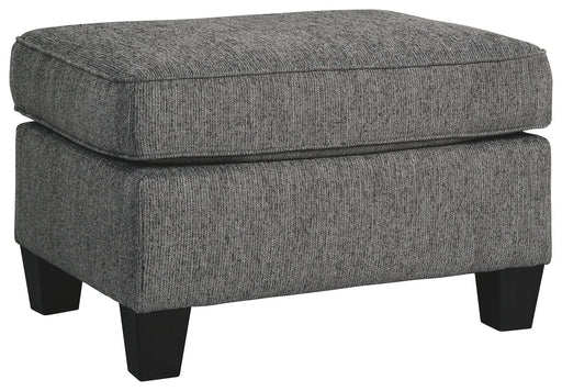 Agleno - Charcoal - Ottoman Cleveland Home Outlet (OH) - Furniture Store in Middleburg Heights Serving Cleveland, Strongsville, and Online