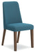 Lyncott - Blue / Brown - Dining Uph Side Chair (Set of 2) Cleveland Home Outlet (OH) - Furniture Store in Middleburg Heights Serving Cleveland, Strongsville, and Online