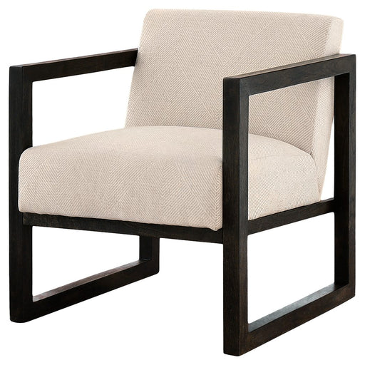 Alarick - Cream - Accent Chair Cleveland Home Outlet (OH) - Furniture Store in Middleburg Heights Serving Cleveland, Strongsville, and Online