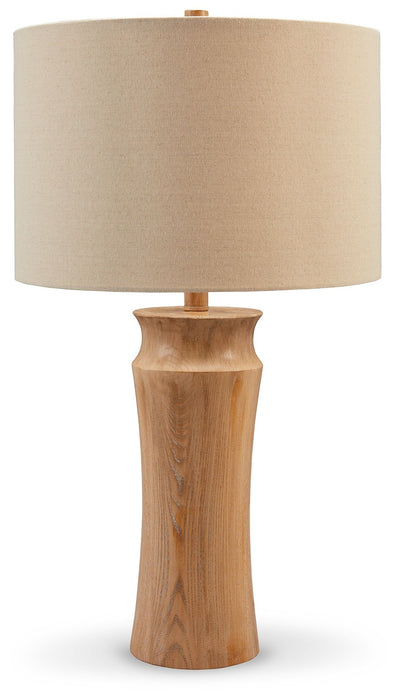 Orensboro - Brown - Poly Table Lamp (Set of 2) Cleveland Home Outlet (OH) - Furniture Store in Middleburg Heights Serving Cleveland, Strongsville, and Online