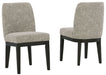 Burkhaus - Dark Brown - Dining Uph Side Chair (Set of 2) Cleveland Home Outlet (OH) - Furniture Store in Middleburg Heights Serving Cleveland, Strongsville, and Online