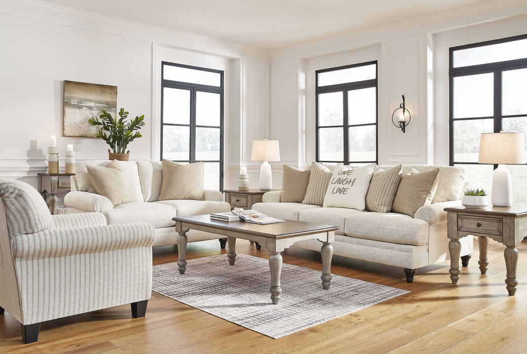 Valerani - Sandstone - Sofa, Loveseat, Accent Chair Cleveland Home Outlet (OH) - Furniture Store in Middleburg Heights Serving Cleveland, Strongsville, and Online