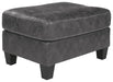 Venaldi - Gunmetal - Ottoman Cleveland Home Outlet (OH) - Furniture Store in Middleburg Heights Serving Cleveland, Strongsville, and Online
