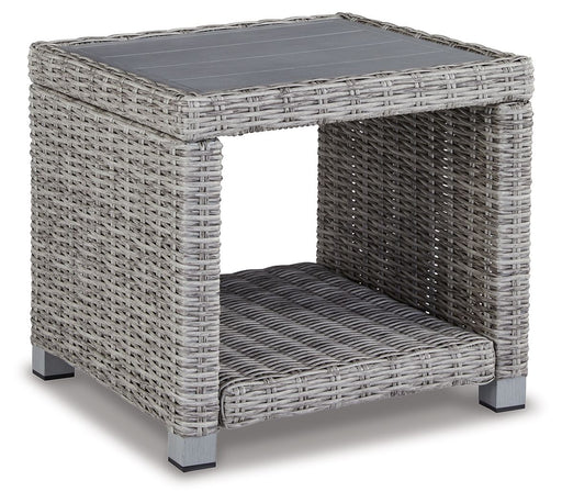 Naples Beach - Light Gray - Square End Table Cleveland Home Outlet (OH) - Furniture Store in Middleburg Heights Serving Cleveland, Strongsville, and Online