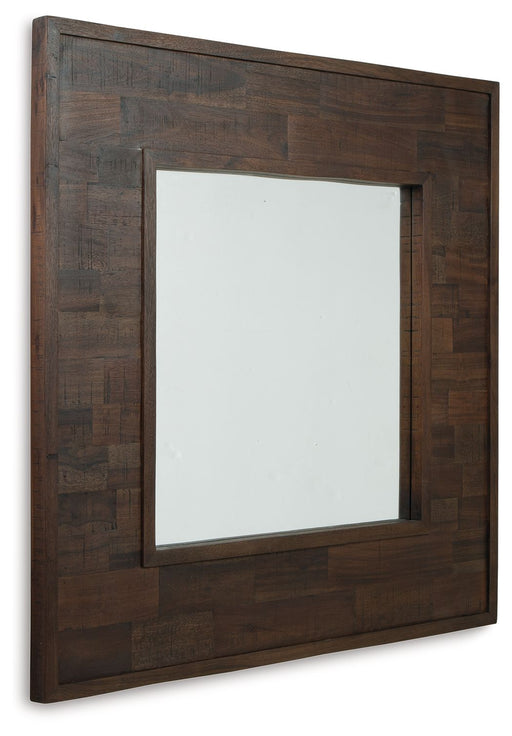 Hensington - Brown - Accent Mirror Cleveland Home Outlet (OH) - Furniture Store in Middleburg Heights Serving Cleveland, Strongsville, and Online