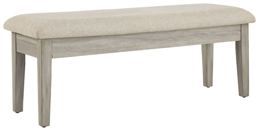 Parellen - Beige / Gray - Upholstered Storage Bench Cleveland Home Outlet (OH) - Furniture Store in Middleburg Heights Serving Cleveland, Strongsville, and Online