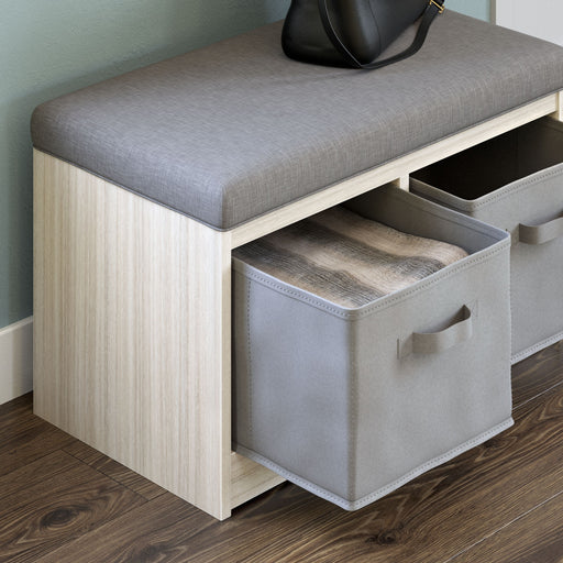 Blariden - Gray / Natural - Storage Bench Cleveland Home Outlet (OH) - Furniture Store in Middleburg Heights Serving Cleveland, Strongsville, and Online