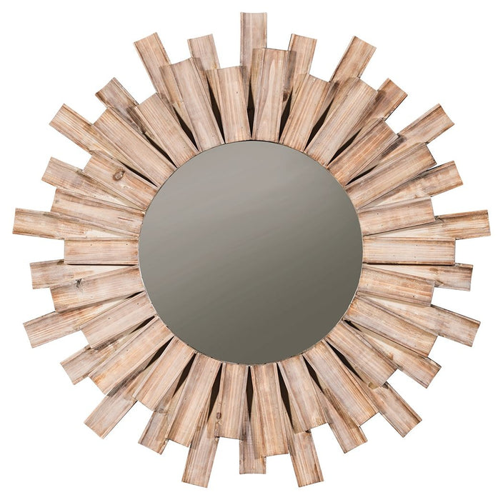 Donata - Natural - Accent Mirror Cleveland Home Outlet (OH) - Furniture Store in Middleburg Heights Serving Cleveland, Strongsville, and Online