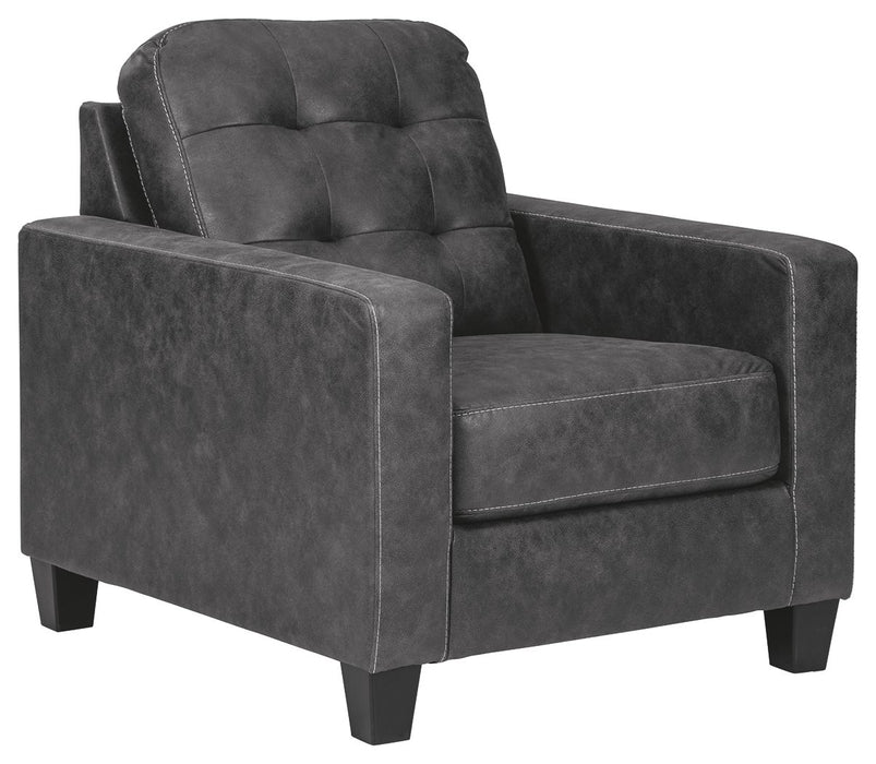 Venaldi - Gunmetal - Chair Cleveland Home Outlet (OH) - Furniture Store in Middleburg Heights Serving Cleveland, Strongsville, and Online