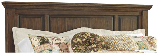 Flynnter - Medium Brown - King/Cal King Panel Headboard Cleveland Home Outlet (OH) - Furniture Store in Middleburg Heights Serving Cleveland, Strongsville, and Online