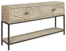 Roanley - Distressed White - Console Sofa Table Cleveland Home Outlet (OH) - Furniture Store in Middleburg Heights Serving Cleveland, Strongsville, and Online