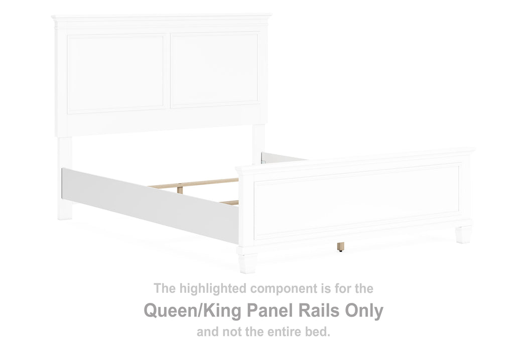 Fortman - White - Queen/King Panel Rails