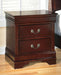 Alisdair - Dark Brown - Two Drawer Night Stand Cleveland Home Outlet (OH) - Furniture Store in Middleburg Heights Serving Cleveland, Strongsville, and Online