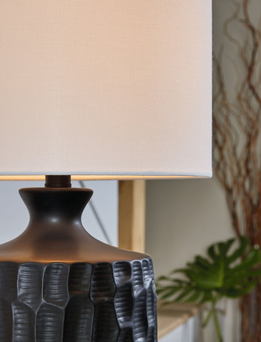 Ellisley - Black - Ceramic Table Lamp