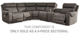 Hoopster - Gunmetal - Laf Zero Wall Power Recliner Cleveland Home Outlet (OH) - Furniture Store in Middleburg Heights Serving Cleveland, Strongsville, and Online