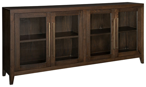 Balintmore - Dark Brown - Accent Cabinet - Horizontal Cleveland Home Outlet (OH) - Furniture Store in Middleburg Heights Serving Cleveland, Strongsville, and Online