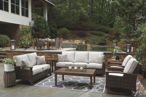 Paradise Trail - Medium Brown - 3 Pc. - Lounge Set Cleveland Home Outlet (OH) - Furniture Store in Middleburg Heights Serving Cleveland, Strongsville, and Online