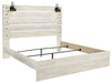 Cambeck - Whitewash - King Panel Rails Cleveland Home Outlet (OH) - Furniture Store in Middleburg Heights Serving Cleveland, Strongsville, and Online