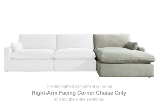 Sophie - Gray - Raf Corner Chaise Cleveland Home Outlet (OH) - Furniture Store in Middleburg Heights Serving Cleveland, Strongsville, and Online