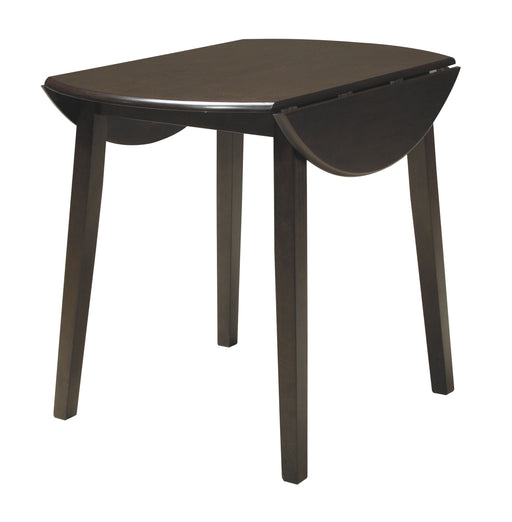 Hammis - Dark Brown - Round Drm Drop Leaf Table Cleveland Home Outlet (OH) - Furniture Store in Middleburg Heights Serving Cleveland, Strongsville, and Online