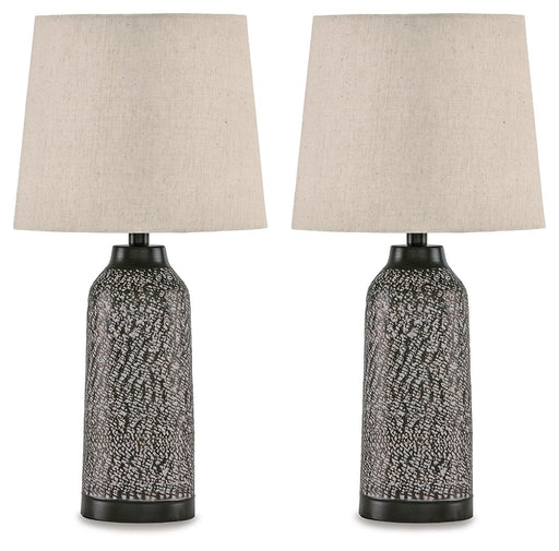 Lanson - Antique Bronze Finish - Metal Table Lamp (Set of 2) Cleveland Home Outlet (OH) - Furniture Store in Middleburg Heights Serving Cleveland, Strongsville, and Online