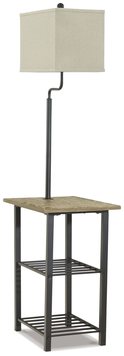 Shianne - Black - Metal Tray Lamp Cleveland Home Outlet (OH) - Furniture Store in Middleburg Heights Serving Cleveland, Strongsville, and Online