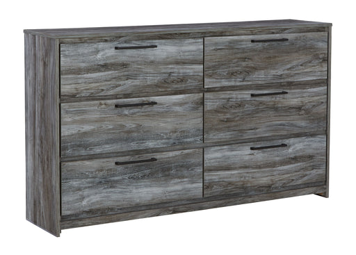 Baystorm - Gray - Six Smooth Drawer Dresser Cleveland Home Outlet (OH) - Furniture Store in Middleburg Heights Serving Cleveland, Strongsville, and Online