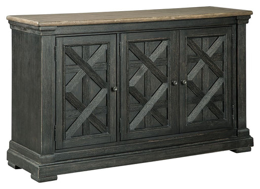 Tyler - Black / Gray - Dining Room Server Cleveland Home Outlet (OH) - Furniture Store in Middleburg Heights Serving Cleveland, Strongsville, and Online