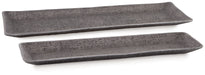 Garekton - Pewter Finish - Tray Set (Set of 2) Cleveland Home Outlet (OH) - Furniture Store in Middleburg Heights Serving Cleveland, Strongsville, and Online