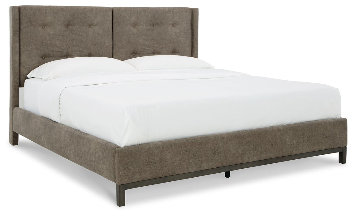 Wittland - Brown - Queen Uph Footboard And Rails Cleveland Home Outlet (OH) - Furniture Store in Middleburg Heights Serving Cleveland, Strongsville, and Online