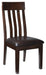 Haddigan - Dark Brown - Dining UPH Side Chair Cleveland Home Outlet (OH) - Furniture Store in Middleburg Heights Serving Cleveland, Strongsville, and Online