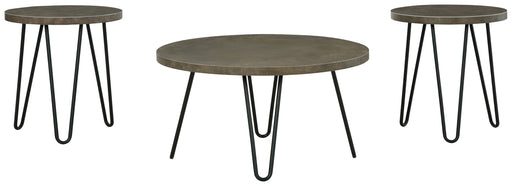 Hadasky - Brown / Beige - Occasional Table Set (Set of 3) Cleveland Home Outlet (OH) - Furniture Store in Middleburg Heights Serving Cleveland, Strongsville, and Online