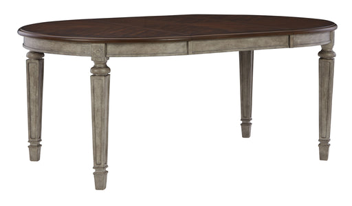 Lodenbay - Antique Gray - Oval Dining Room Ext Table Cleveland Home Outlet (OH) - Furniture Store in Middleburg Heights Serving Cleveland, Strongsville, and Online