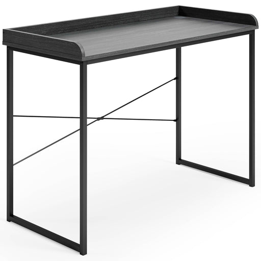 Yarlow - Black - Home Office Desk - Crossback Cleveland Home Outlet (OH) - Furniture Store in Middleburg Heights Serving Cleveland, Strongsville, and Online
