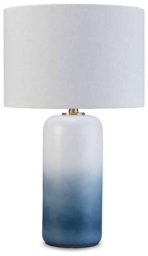 Lemrich - White - Ceramic Table Lamp Cleveland Home Outlet (OH) - Furniture Store in Middleburg Heights Serving Cleveland, Strongsville, and Online