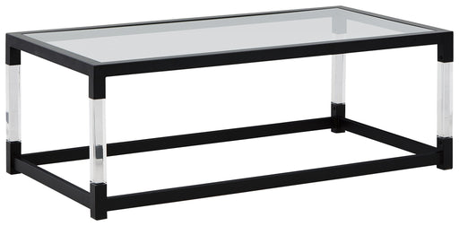 Nallynx - Metallic Gray - Rectangular Cocktail Table Cleveland Home Outlet (OH) - Furniture Store in Middleburg Heights Serving Cleveland, Strongsville, and Online