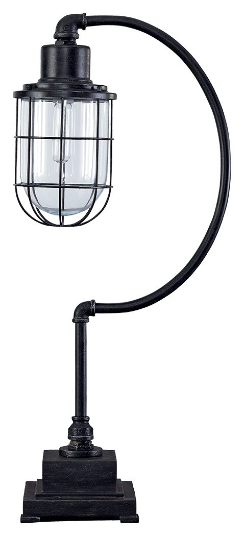 Jae - Antique Black - Metal Desk Lamp Cleveland Home Outlet (OH) - Furniture Store in Middleburg Heights Serving Cleveland, Strongsville, and Online