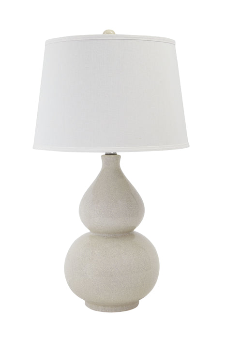 Saffi - Cream - Ceramic Table Lamp Cleveland Home Outlet (OH) - Furniture Store in Middleburg Heights Serving Cleveland, Strongsville, and Online