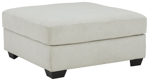 Lowder - Stone - Oversized Accent Ottoman Cleveland Home Outlet (OH) - Furniture Store in Middleburg Heights Serving Cleveland, Strongsville, and Online