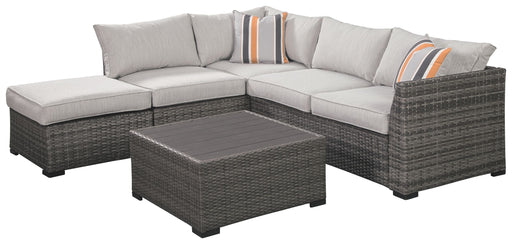 Cherry Point - Gray - 4 Pc. - Lounge Set Cleveland Home Outlet (OH) - Furniture Store in Middleburg Heights Serving Cleveland, Strongsville, and Online