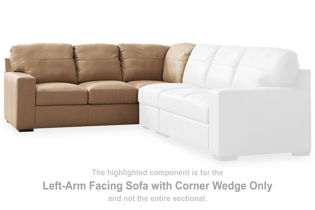 Bandon - Toffee - Laf Sofa With Corner Wedge