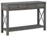 Freedan - Grayish Brown - Console Sofa Table Cleveland Home Outlet (OH) - Furniture Store in Middleburg Heights Serving Cleveland, Strongsville, and Online
