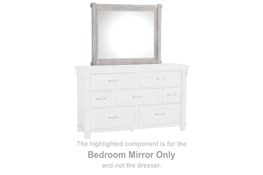 Brashland - White - Bedroom Mirror Cleveland Home Outlet (OH) - Furniture Store in Middleburg Heights Serving Cleveland, Strongsville, and Online