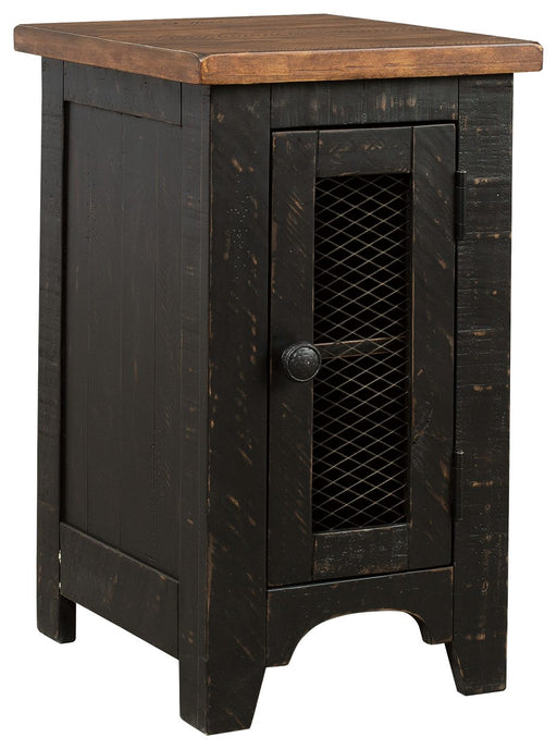 Valebeck - Black / Brown - Chair Side End Table Cleveland Home Outlet (OH) - Furniture Store in Middleburg Heights Serving Cleveland, Strongsville, and Online