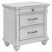 Kanwyn - Whitewash - Three Drawer Night Stand Cleveland Home Outlet (OH) - Furniture Store in Middleburg Heights Serving Cleveland, Strongsville, and Online
