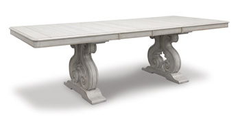 Arlendyne - Antique White - Rect Dining Room Table Base
