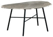 Laverford - Chrome / Black - Oval Cocktail Table Cleveland Home Outlet (OH) - Furniture Store in Middleburg Heights Serving Cleveland, Strongsville, and Online